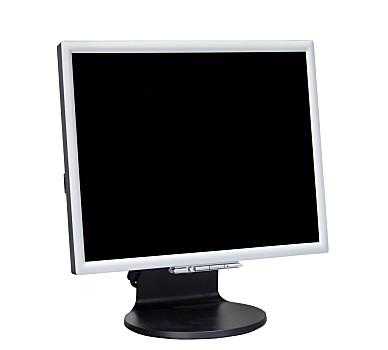 黑色机箱白色显示器（白色显示器和黑色显示器）